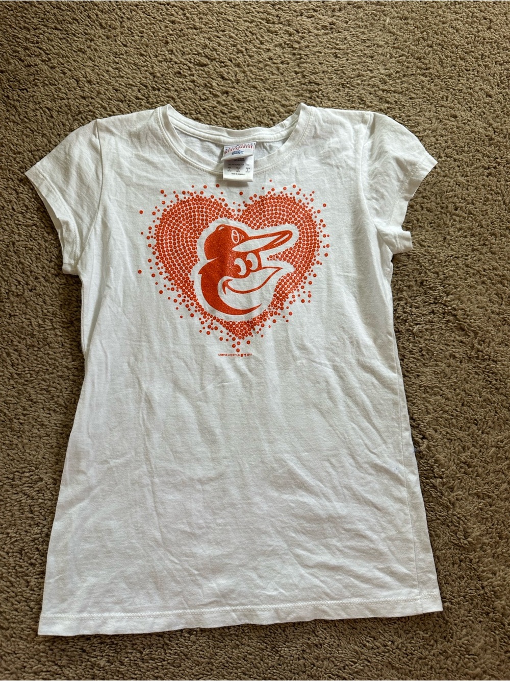 Baltimore Orioles Short-Sleeve Kids Tee.